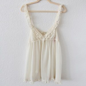 Betsey Johnson Intimates Ruffle Babydoll Chemise